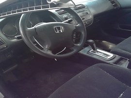 2003 HONDA CIVIC, SILVER, LX MODEL, 1.7L, AT.  A25206